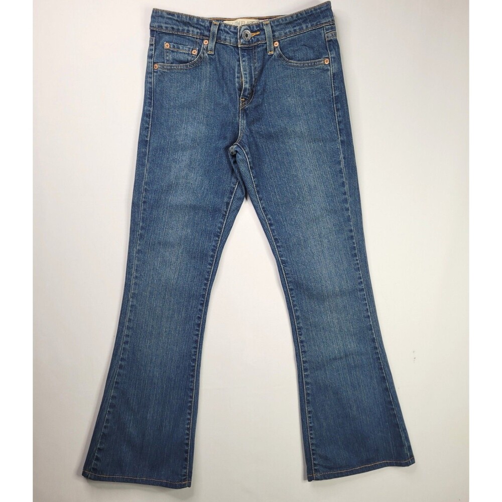 Levi's 519 Low Flare Medium Wash Stretch Jeans Size 5M